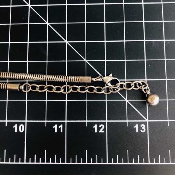 Vintage Ornate Nouveau Huge Pendant Necklace - Picture 10 of 12